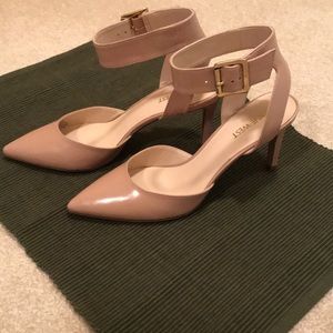 Nine West Ankle Strap Closed-Toe Heels
